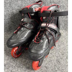 Mongoose Adjustable Inline Skates Size 5-8 Black & Red